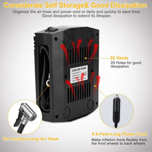 Load image into Gallery viewer, 12V DC 100W 150PSI Digital Tire Inflator
