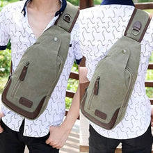 Load image into Gallery viewer, Canvas Shoulder Sling Bag - Assorted Colors
