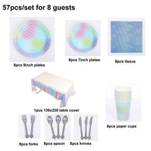 Load image into Gallery viewer, 132Pcs/set Mermaid Balloon Arch Kit Mermaid Tail Balloons Mermaid Party Decoration Balloons For Party Girl Birthday Party Modern Decoration
