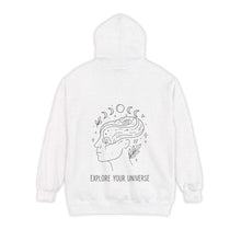 Load image into Gallery viewer, Explore Your Uniqueness Hoodie, Garment-Dyed Unisex Hoodie, Cozy Gift for Explorers, Comfortable Everyday Wear, Perfect for All Occasions
