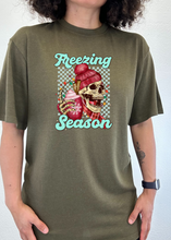Load image into Gallery viewer, Freezing Season Unisex Bamboo Viscose/Organic Cotton Short Sleeve Graphic T-Shirt
