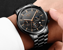 Load image into Gallery viewer, Men's Waterproof  Watch With Chronometers And Date Display Unique Design Perfect Gift
