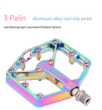 Load image into Gallery viewer, Bicycle Pedal Non-Slip  Bike Pedals Aluminum Alloy Flat Platform Applicable Waterproof Cycling Accessories Bike Pedals Road Bicycle Pedals Cleats Set Clipless Pedals Compatible With Road Bikes
