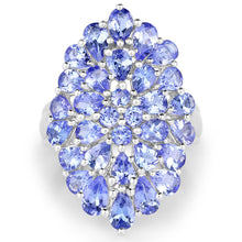 Load image into Gallery viewer, 4.62 Carat Genuine Tanzanite .925 Sterling Silver Ring
