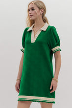 Load image into Gallery viewer, Trendy Contrast Short Sleeve Mini Dress Soft &amp; Comfortable Casual Dress for Women
