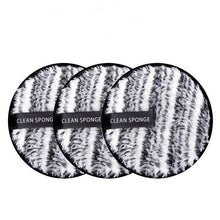 Load image into Gallery viewer, 1/3PCS New Makeup Removal Sponge Flutter Wash Cotton Flapping Reusable Wet Sponge Face Puff Soft Natural Cleaner Premium Microfiber Cloth
