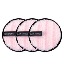 Load image into Gallery viewer, 1/3PCS New Makeup Removal Sponge Flutter Wash Cotton Flapping Reusable Wet Sponge Face Puff Soft Natural Cleaner Premium Microfiber Cloth

