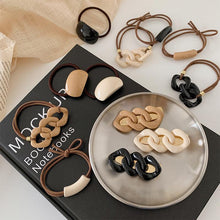 Load image into Gallery viewer, 1/3Pcs/Set Women Scrunchie Hair Ties Ponytail Holder Headband Rubber Bands Fashion Elastic Hair Bands Hair Rope Gorgeous Hair Accessories For Women
