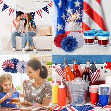 Load image into Gallery viewer, 14-Piece: Patriotic Party Decorations Set
