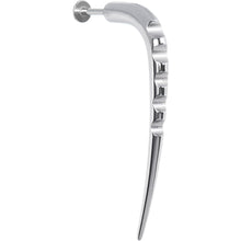 Load image into Gallery viewer, 14G Stainless Steel CARVED HOOK Labret - 3/8
