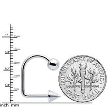Load image into Gallery viewer, 14G Stainless Steel LIPPYLOOP Ball Spike Labret
