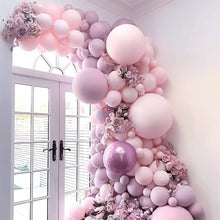 Load image into Gallery viewer, 145pcs Pink Balloon Arch Garland For Festival Picnic Family Engagement Wedding Birthday Party Pink Theme Anniversary Celebration Decoration Ballons for Girls Birthday
