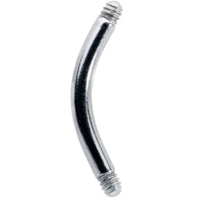 Load image into Gallery viewer, 14G 316l Stainless Steel Replacement Curved Barbell 3/8
