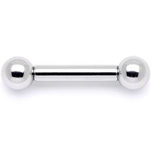 Load image into Gallery viewer, 10G Stainless Straight Steel Barbell 1/2 5mm
