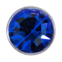 Load image into Gallery viewer, 20G Stainless Steel Sapphire Blue Gem Micro Nose Bone
