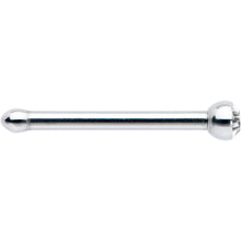Load image into Gallery viewer, 20G Stainless Steel Crystalline Gem Micro Nose Bone
