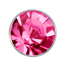Load image into Gallery viewer, 20G Stainless Steel Pink Gem Micro Nose Bone
