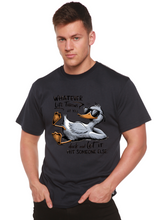 Load image into Gallery viewer, Whatever Life Throws at You Funny Unisex Bamboo/Cotton Graphic T-Shirt
