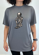 Load image into Gallery viewer, Sad Skeleton Halloween Unisex Bamboo Viscose/Organic Cotton Short Sleeve Graphic T-Shirt
