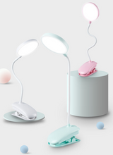 Load image into Gallery viewer, Bright LED Table Lamp Study Desk Reading Book Lamp Eye-care Bedside Bedroom Battery Desk Light For Student Office LED Stand Decorative Table Lamp Cute Study Lamps for Bedroom Décor
