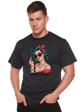 Load image into Gallery viewer, Respectfully Middle Finger Unisex Bamboo/Cotton Graphic T-Shirt
