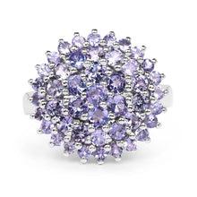 Load image into Gallery viewer, 2.52 Carat Genuine Tanzanite .925 Sterling Silver Ring
