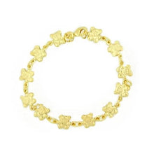 Load image into Gallery viewer, 14k Gold Teddy Bracelet 7.5 "
