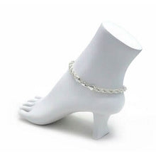 Load image into Gallery viewer, 14k Yellow Gold Filled High Polish Finsh Rope Link Anklet 5mm 10'' White/Yellow
