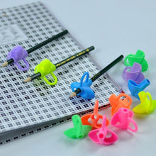 Load image into Gallery viewer, 15 Pcs School Students Writing Pencil Pen Holder Children Kids Learning Practice Silicone Pen Aid Grip Posture Correction Device Ergonomic Grip Aid Writing Tool Posture Correction
