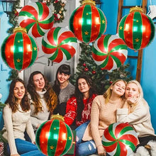 Load image into Gallery viewer, 15-Pieces: Giant Shatterproof Christmas Hanging Ball Decorations
