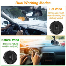 Load image into Gallery viewer, 150W Portable Car Heater 2-in-1 Heating Cooling Fan Rotatable Demister Defroster
