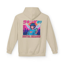 Load image into Gallery viewer, Digital Dreamer Unisex Fleece Hoodie, Cozy Graphic Sweatshirt, Anime Style Hoodie, Perfect Gift for Gamers, Casual Streetwear
