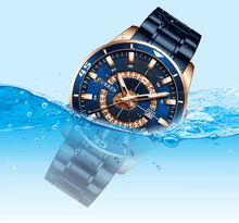 Load image into Gallery viewer, Men's  Modern Sports Waterproof Watch Luxury Unique Design  Fluorescent Hands Perfect Gift
