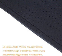 Load image into Gallery viewer, Genuine Leather Car Steering Wheel Cover Soft Anti slip Steering-Wheel Braid Cowhide Braid With Needles Thread Leather Steering Wheel Cover Heavy Duty Pure Cowhide Steering Wheel Cover, Genuine Leather Steering Wheel Cover (Copy)
