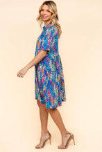 Load image into Gallery viewer, Johnny Collar Babydoll Dress with Side Pockets – Babydoll Dress, Johnny Collar Dress, Pocketed Dress, Button Down Dress, Relaxed Fit Dress
