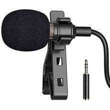 Load image into Gallery viewer, 16 Feet Single Head Lavalier Lapel Microphone Omnidirectional Condenser Mic
