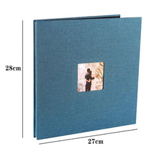 Load image into Gallery viewer, 16 inch Linen DIY Photo Album Lovers Birthday Gift Wedding Photos Baby Photo Album Scrapbook DIY Photo Albums Family Scrapbook Albums Family Anniversary Gift For Couple
