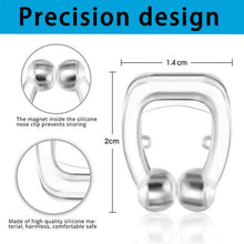 Load image into Gallery viewer, 16-Pack: Silicone Magnetic Nose Clip Portable Mini Anti Snoring
