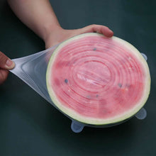 Load image into Gallery viewer, 6-Pack: Reusable Silicone Stretch Lids
