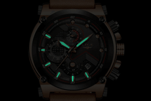Load image into Gallery viewer, Men's Waterproof Modern Watch With Leather Belts, Stainless Steel Case Excellent Look Perfect Gift
