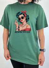Load image into Gallery viewer, Respectfully Middle Finger Unisex Bamboo/Cotton Graphic T-Shirt
