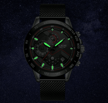 Load image into Gallery viewer, Men's Sports Waterproof Watch With  Stainless Steel Bracelet Unique Design Perfect Gift For Your Man
