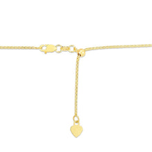 Load image into Gallery viewer, 14k Yellow Gold Adjustable Popcorn Chain 1.3mm
