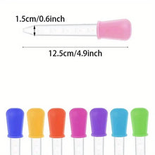 Load image into Gallery viewer, 10-Pack Colorful Silicone Eye Droppers – Crafts, Gummy Making, Candy Molds
