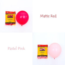 Load image into Gallery viewer, 177Pcs Matte Pastel Pink Ruby Red Balloon Garland Kit Set For Valentine Wedding Balloons Home Party Decors Bridal Showers Red Ballons for Girls Birthday Party
