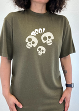Load image into Gallery viewer, Halloween Boo Unisex Bamboo Viscose/Organic Cotton Short Sleeve Graphic T-Shirt
