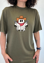 Load image into Gallery viewer, Cowboy Ghost Unisex Bamboo Viscose/Organic Cotton Short Sleeve Graphic T-Shirt
