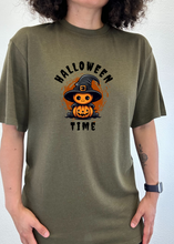 Load image into Gallery viewer, Halloween Time Unisex Bamboo Viscose/Organic Cotton Short Sleeve Graphic T-Shirt
