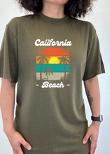 Load image into Gallery viewer, California Beach Unisex Bamboo Viscose/Organic Cotton Short Sleeve Graphic T-Shirt
