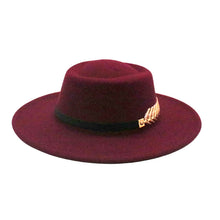 Load image into Gallery viewer, Autumn Winter Women Men  Vintage Fedora Women's Foldable Short Brim  Floppy Hat Gentleman Elegant Warm Hats Lady Party Luxury Caps Classic Summer Beach Sun Hat
